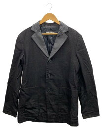 【中古】DIRK BIKKEMBERGS◆ジャケット/48/--/BLK【メンズウェア】