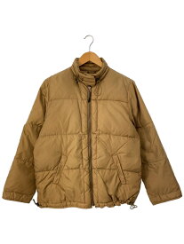 【中古】EDDIE BAUER◆ダウンジャケット/S/--/BEG/無地【レディースウェア】