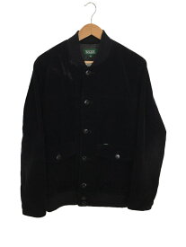 【中古】DELUXE(Deluxe Clothing)◆カバーオール/L/コーデュロイ/BLK/無地【メンズウェア】