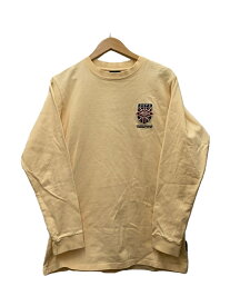 【中古】UMBRO◆長袖Tシャツ/XO/コットン/BEG【メンズウェア】