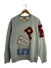【中古】Supreme◆20AW/Big Arc Crewneck/L/コットン/GRY【メンズウェア】