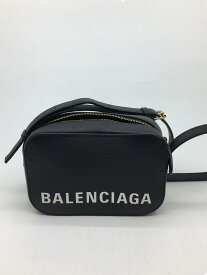 【中古】BALENCIAGA◆ショルダーバッグ/レザー/BLK/558171・1090・W・568008【バッグ】