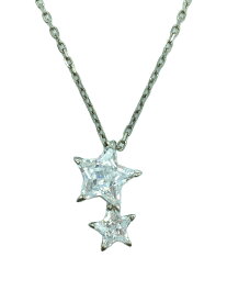 【中古】STAR JEWELRY◆ネックレス/SV925/ジルコニア/トップ有/レディース【服飾雑貨他】