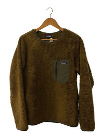 【中古】patagonia◆19AW/LOS GATOS CREW/※右肩ボア潰れ有/M/ポリエステル/ブラウン/25895【メンズウェア】