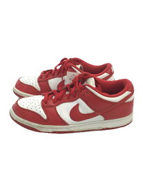 【中古】NIKE◆DUNK LOW SP/27cm/UNIVERSITY OF ST JOHNS/RED/CU1727-100/シワ有【シューズ】