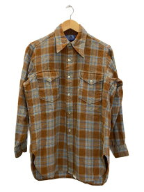 【中古】PENDLETON◆70s/USA製/ネルシャツ/16.5/--/CML/チェック【メンズウェア】