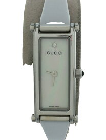 【中古】GUCCI◆クォーツ腕時計/アナログ/ステンレス/マルチカラー/SLV/1500 L【服飾雑貨他】