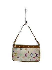 【中古】LOUIS VUITTON◆ポシェット・アクセソワール_モノグラム・マルチカラー_マルチカラー/PVC/マルチカラー/総柄【バッグ】