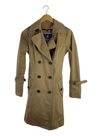 【中古】BURBERRY BLUE LABEL◆トレンチコート/38/コットン/BEG/無地/E1A42-662-42【レディースウェア】