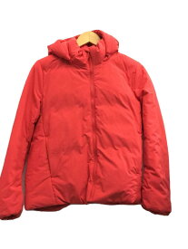 【中古】UNIQLO◆ダウンジャケット/L/ポリエステル/RED/無地/211-420251【レディースウェア】