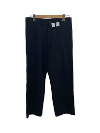 【中古】yohji yamamoto POUR HOMME◆ストレートパンツ/2/ウール/BLK/無地/HD-P26-103【メンズウェア】