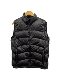 【中古】THE NORTH FACE◆ACONCAGUA VEST_アコンカグアベスト/XL/ナイロン/BLK【メンズウェア】