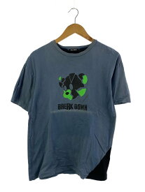 【中古】MILK BOY◆Tシャツ/--/コットン/BLU/無地//【メンズウェア】