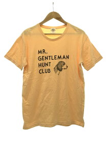 【中古】Mr.GENTLEMAN◆Tシャツ/L/コットン/オレンジ/MG14F-TE03【メンズウェア】