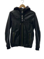 Diesel ディーゼル レザーパーカー古着 中古・古着通販 DIESEL ディーゼル レザーパーカー ブラック サイズ S ブランド・古着通販 トレファク公式 TREFAC FASHION スマホサイト
