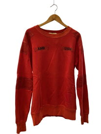【中古】AMBUSH◆スウェット/1/コットン/RED【メンズウェア】
