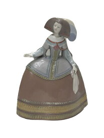 【中古】Lladro◆menina/メニーナ/人形/インテリア雑貨/顔にヒビ有【インテリア小物・日用雑貨】