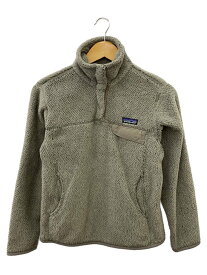 【中古】patagonia◆08AW/リツールスナップT/S/ポリエステル/GRY/無地【レディースウェア】