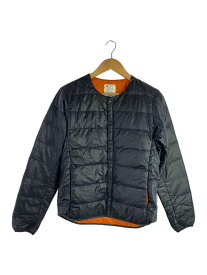 【中古】DESCENTE◆H.C.S DOWN JACKET SPECIAL/リバーシブルダウン/M/ポリエステル/BLK/無地/【メンズウェア】