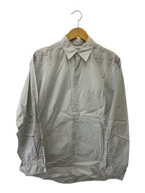 【中古】MARKAWARE◆長袖シャツ/2/コットン/GRY/無地/A22A-10SH01C【メンズウェア】