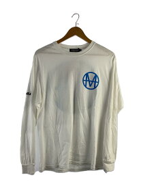 【中古】UNDERCOVER◆ロングスリープTシャツ/M/コットン/WHT/MUU9806-1【メンズウェア】