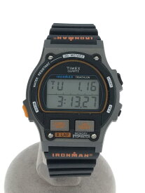 【中古】TIMEX◆クォーツ腕時計/デジタル/ラバー/BLK/BLK/TW5M54300//【服飾雑貨他】
