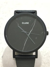 【中古】CLUSE◆クォーツ腕時計/アナログ/--/BLK/BLK【服飾雑貨他】