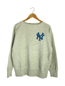 【中古】VINTAGE MLB NEW YORK YANKEES SWEATSHIRT/スウェット/前後両V/ヤンキース【メンズウェア】