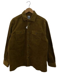 【中古】BROOKS BROTHERS◆長袖シャツ/M/コーデュロイ/BRW【メンズウェア】