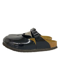 【中古】BIRKENSTOCK◆ローズマッド/サボサンダル/エナメル/23cm/ブラック【シューズ】