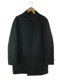 【中古】COMME des GARCONS HOMME◆ステンカラーコート/M/コットン/BLK/hj-070720【メンズウェア】