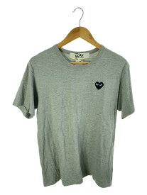 【中古】PLAY COMME des GARCONS◆AZ-T076/Tシャツ/L/コットン/グレー/無地【メンズウェア】