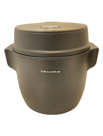 【中古】recolte◆炊飯器 RCR-1(BK)【家電・ビジュアル・オーディオ】