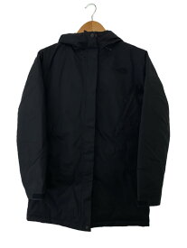 【中古】THE NORTH FACE◆MAKALU DOWN COAT_マカルダウンコート/M/ゴアテックス/黒/無地【レディースウェア】