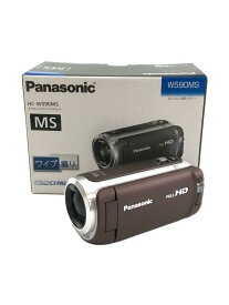 【中古】Panasonic◆ビデオカメラ HC-W590MS-T/DM3BA002512/2021/箱有り【カメラ】