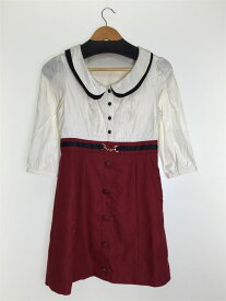 【中古】CECIL McBEE◆ワンピース/M/レーヨン/RED/無地【レディースウェア】