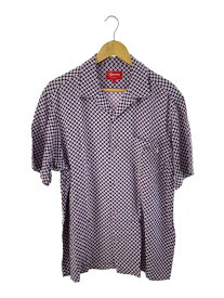 【中古】Supreme◆20AW/Compact Dot Rayon S/S Shirt/開襟シャツ/L/レーヨン/PUP/ドット//【メンズウェア】