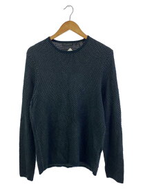 【中古】DKNY(DONNA KARAN NEW YORK)◆セーター(薄手)/S/コットン/BLK/90s/cool cotton knit【メンズウェア】