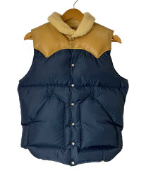 【中古】Rocky Mountain Featherbed◆ダウンベスト/38/ナイロン/NVY【メンズウェア】