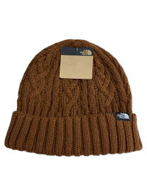 【中古】THE NORTH FACE◆ザノースフェイス/NN42334/Cable Beanie/ニットキャップ/FREE/ウール/ブラウン/無地【服飾雑貨他】