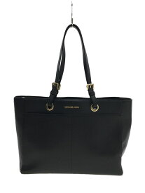 【中古】MICHAEL KORS◆トートバッグ/レザー/BLK/無地/35S1GTVT7L【バッグ】