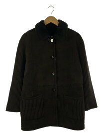 【中古】Salvatore Ferragamo◆ジャケット/40/ウール/BRW【レディースウェア】