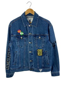 【中古】GUESS◆GENERATIONS/LOGO DENIM JACKET/Gジャン/S/コットン/IDG/M0GMK1D7710【メンズウェア】