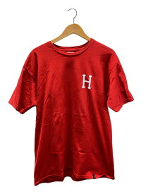 【中古】HUF◆×PEANUT/Tシャツ/L/コットン/RED/プリント【メンズウェア】