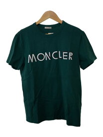 【中古】MONCLER◆Tシャツ/M/コットン/GRN//【メンズウェア】