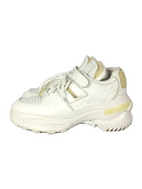 【中古】Maison Margiela◆RETRO FIT SNEAKER/ローカットスニーカー/41/ホワイト/レザー/S39WS0037/メゾンマルジ【シューズ】