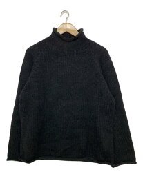 【中古】J.CREW◆セーター(厚手)/M/ウール/BLK【メンズウェア】