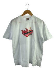 【中古】GUESS◆Tシャツ/M/コットン/WHT/M3YI1GKC940【メンズウェア】