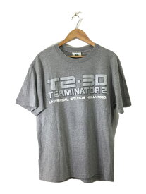 【中古】T2/TERMINATOR/UNIVERSAL STUDIO/Tシャツ/--/コットン/GRY【メンズウェア】
