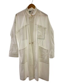 【中古】amachi.◆20SS/汚れ多数有/コート/4/ポリエステル/WHT/006C【メンズウェア】